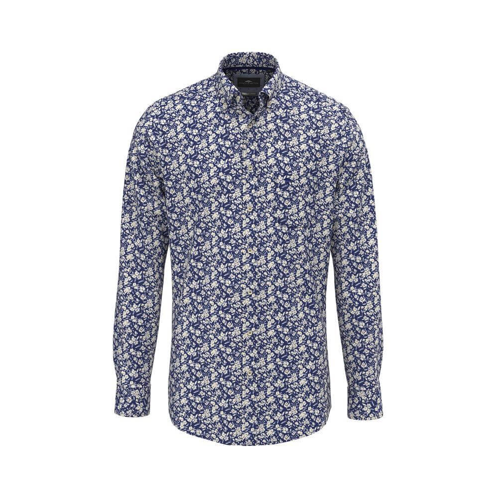 Fynch-Hatton Hatton Winter Flower Print Shirt